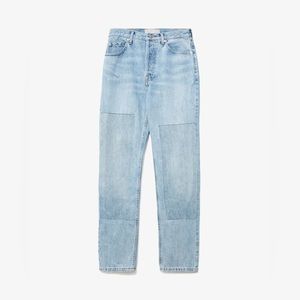 EVERLANE 90’s CHEEKY CROP JEANS IN PATCHY BLUE SZ 30